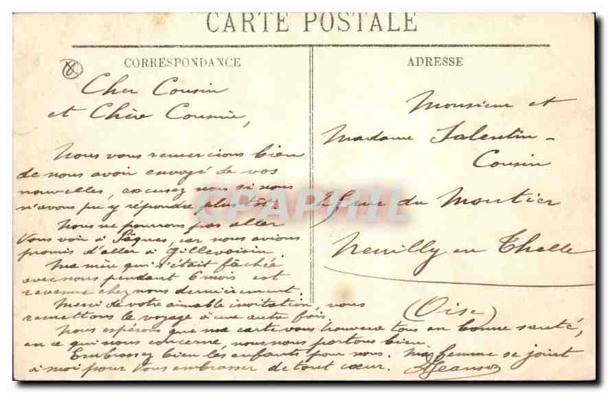 CPA Inondations de Paris Janvier 1910 le Pont de la Concorde  — Rückseite