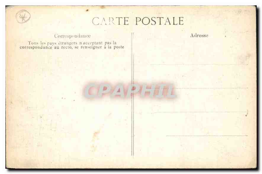 CPA Crue de la Seine Paris Quai de la Gare 28 Janvier 1910  — Rückseite