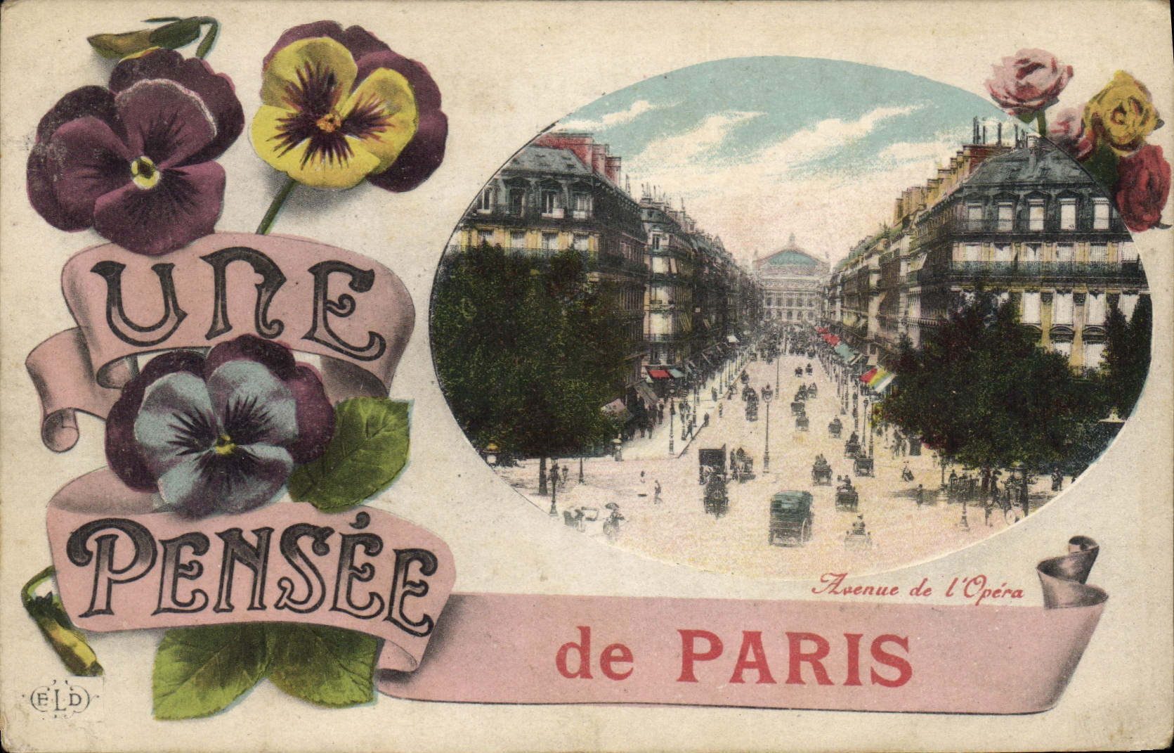CPA Pensee de Paris Avenue de l'Opera 