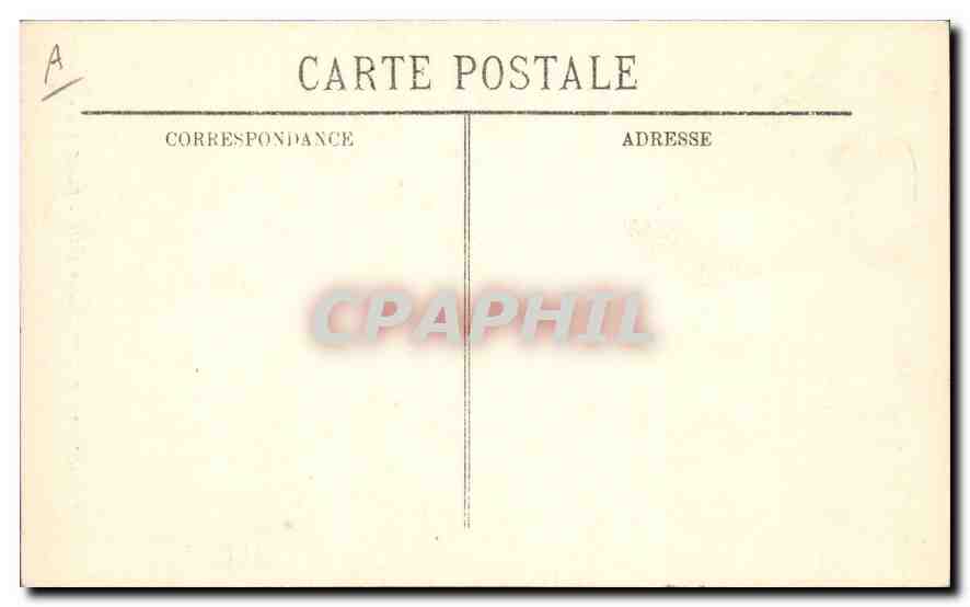CPA Inondations de Paris Janvier 1910 rue de Lourmel  — Rückseite