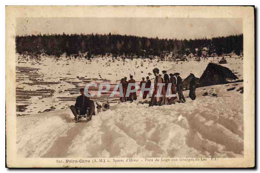 Piste de Luge aux Granges du Lac — Peira-Cava (A.M.) — Sports d'Hiver