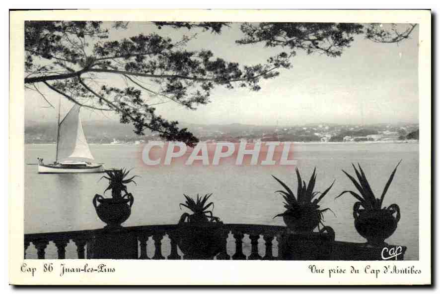 Cap 86 Juan-les-Pins — Vue prise du Cap d'Antibes — Éditeur : Les Drillas Éditions, Nice