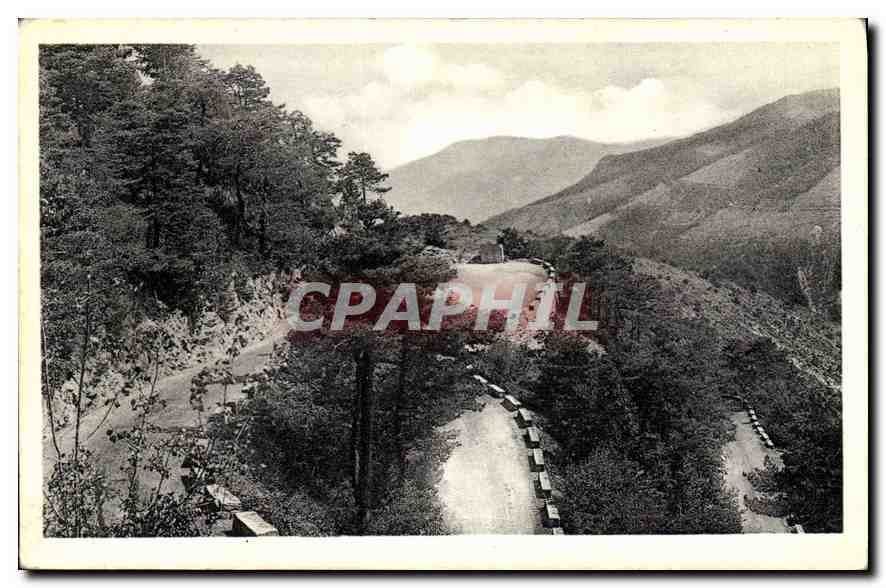 CPA Peira Cava A M les Lacets de la Route du Col de l'Orme 