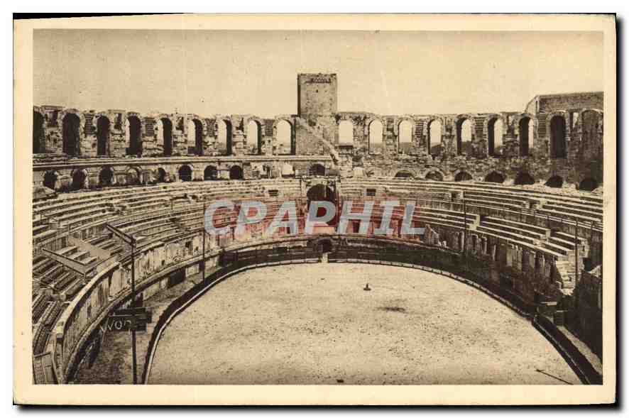 Arles — Vue générale de l'intérieur des Arènes — Les Éditions d'Art YVON, Paris