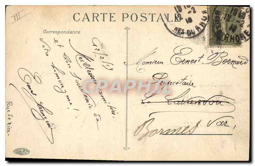 Salon — Église Collégiale de St-Laurent — Carte postale — Reverso