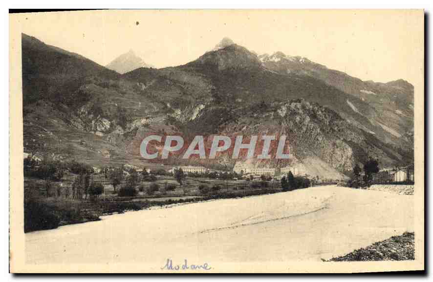 CPA Modane vue sur l'Arc et le Quartier de Loutroy 