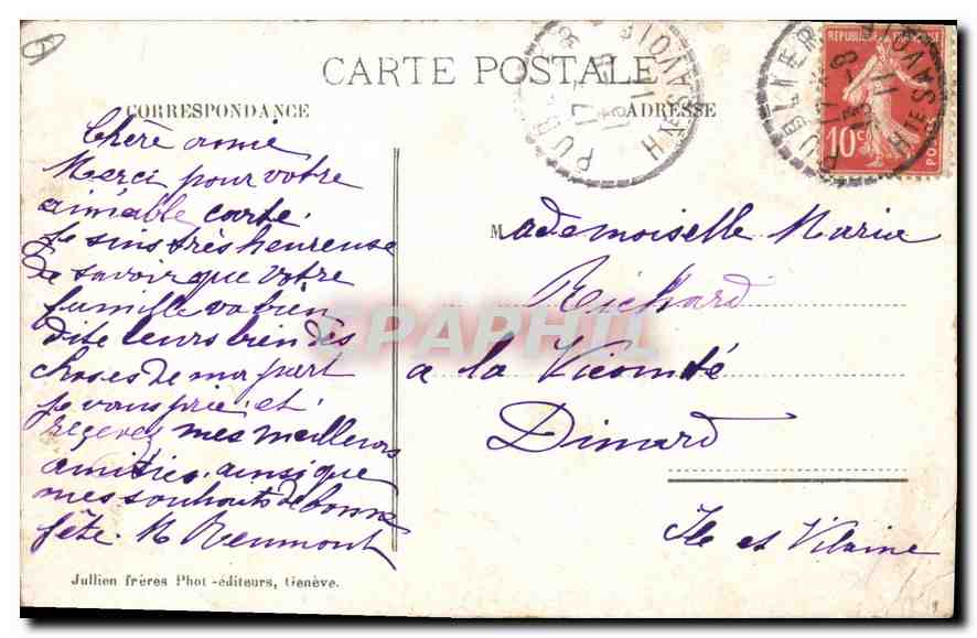 CPA Evian les Bains vue generale — Reverso