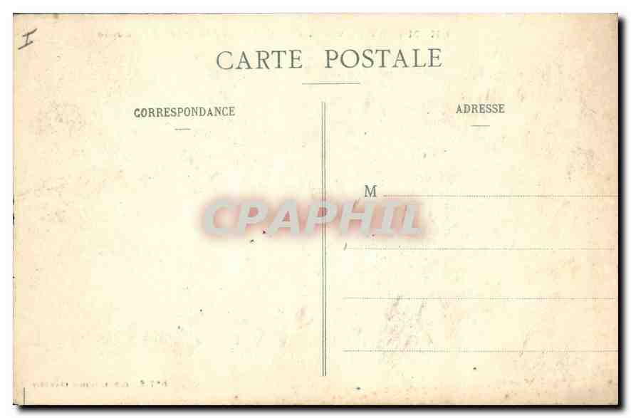 CPA Chambery Savoie le chateau des Ducs de Savoie  — Rückseite