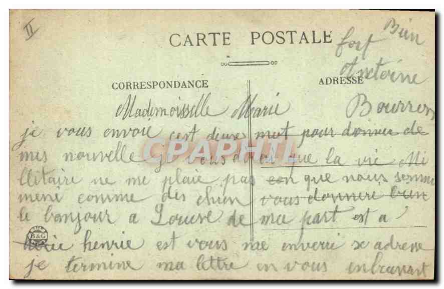 CPA Chambery Savoie vue generale le Mont Nivolet  — Rückseite
