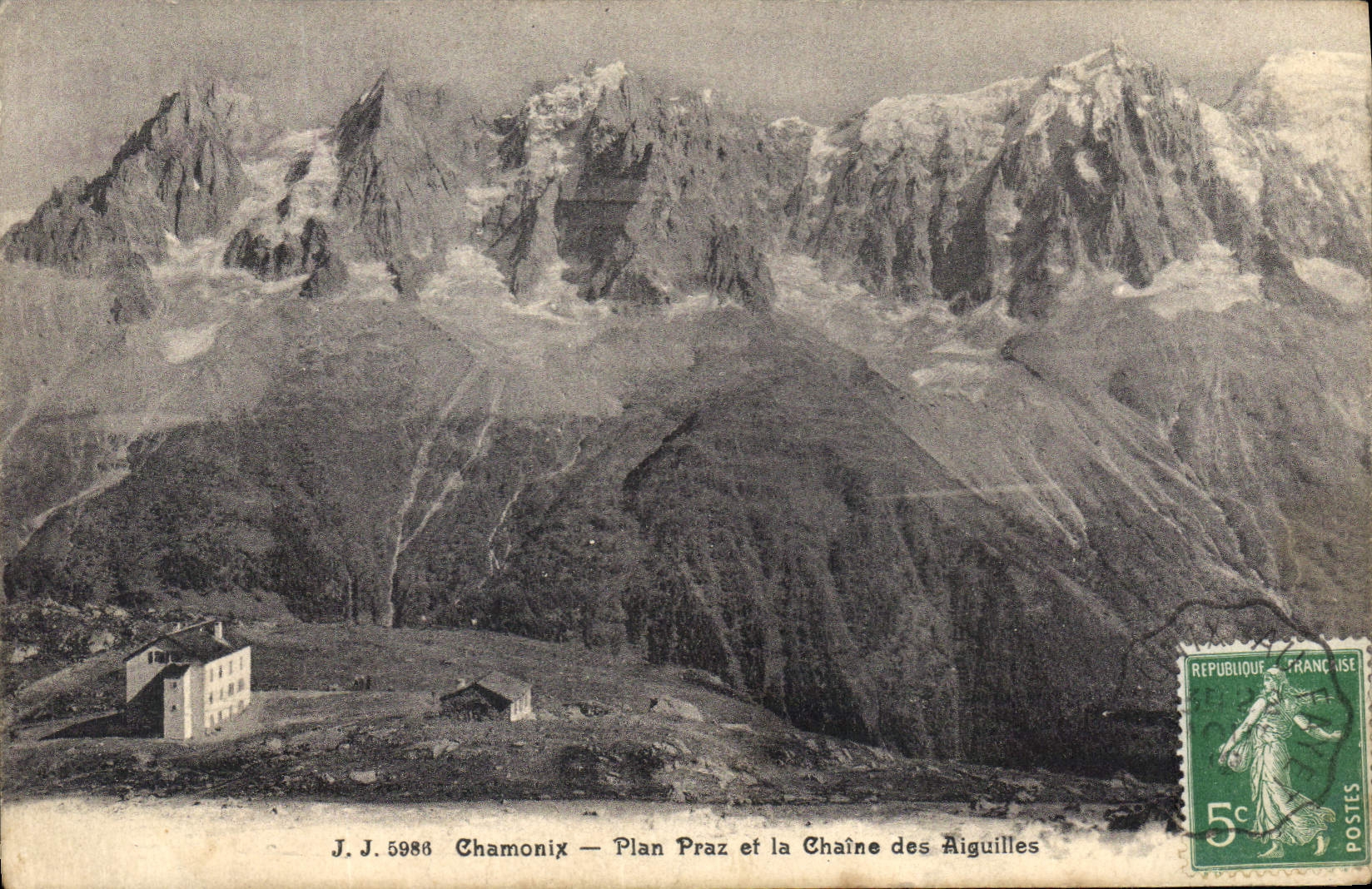 Chamonix — Plan Praz et la Chaîne des Aiguilles — J.J. 5988