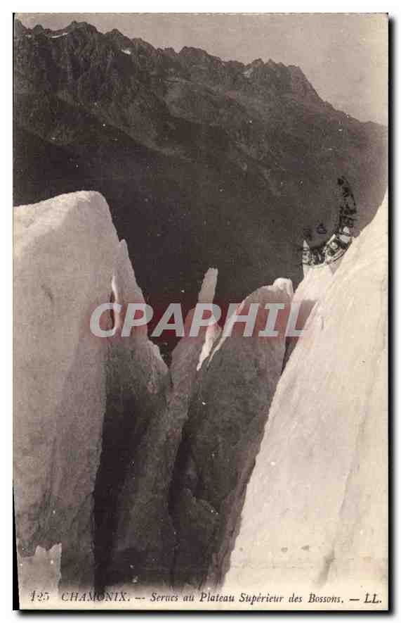 Chamonix — Seracs au Plateau Supérieur des Bossons — LL. n°125