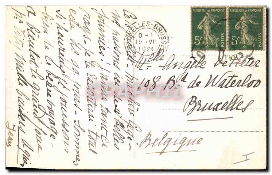 Chamonix — Seracs au Plateau Supérieur des Bossons — LL. n°125 — Verso