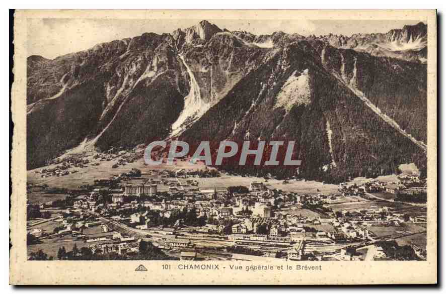 Chamonix - General View and the Brévent — CPAPHIL n°101
