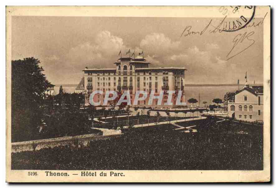 Thonon — Hôtel du Parc — CPAPHIL 5196
