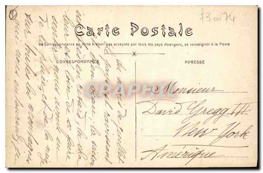 Gipfel des Mont Blanc (von Chamonix aus gesehen) — Alpenblick — Pittier, Foto-Verlag Aplhée — Rückseite
