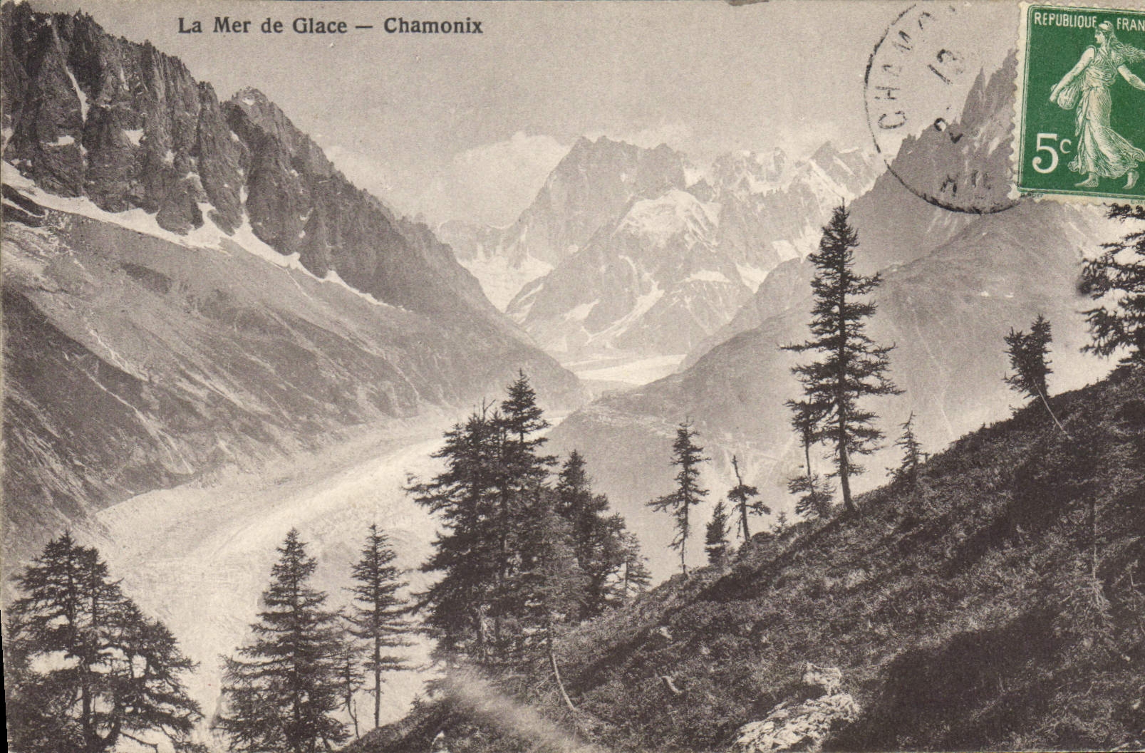 La Mer de Glace — Chamonix — G. Tairraz, phot., Chamonix