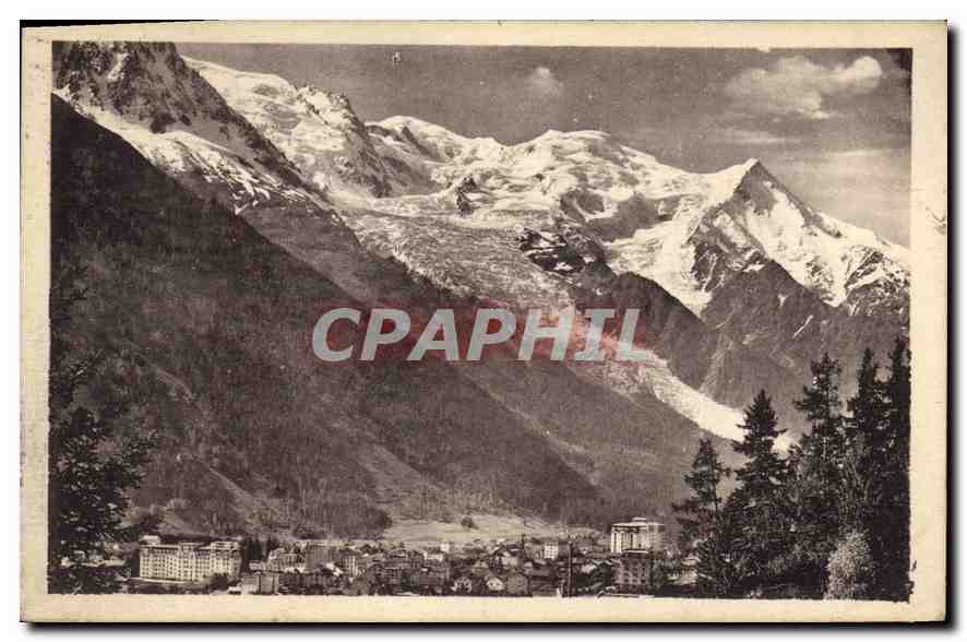 Chamonix and Mont-Blanc — panoramic view — Chamonix-phot.-édit.