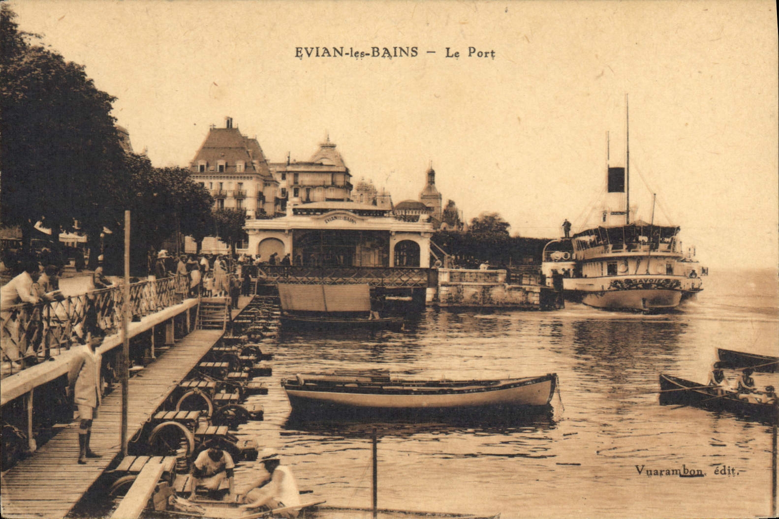 EVIAN-les-BAINS — Le Port — Vuarambon édit.
