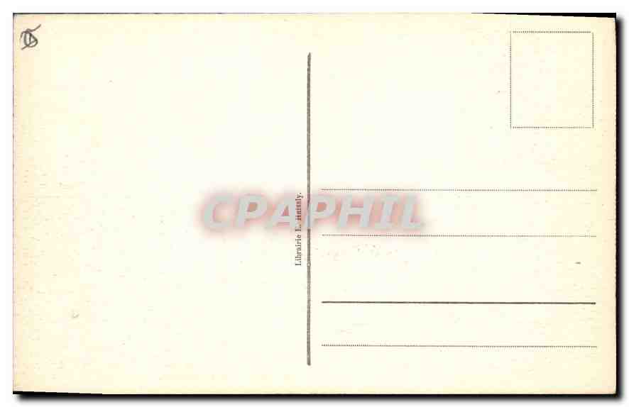 CPA Evian les Bains Eglise de Neuvecelle  — Verso