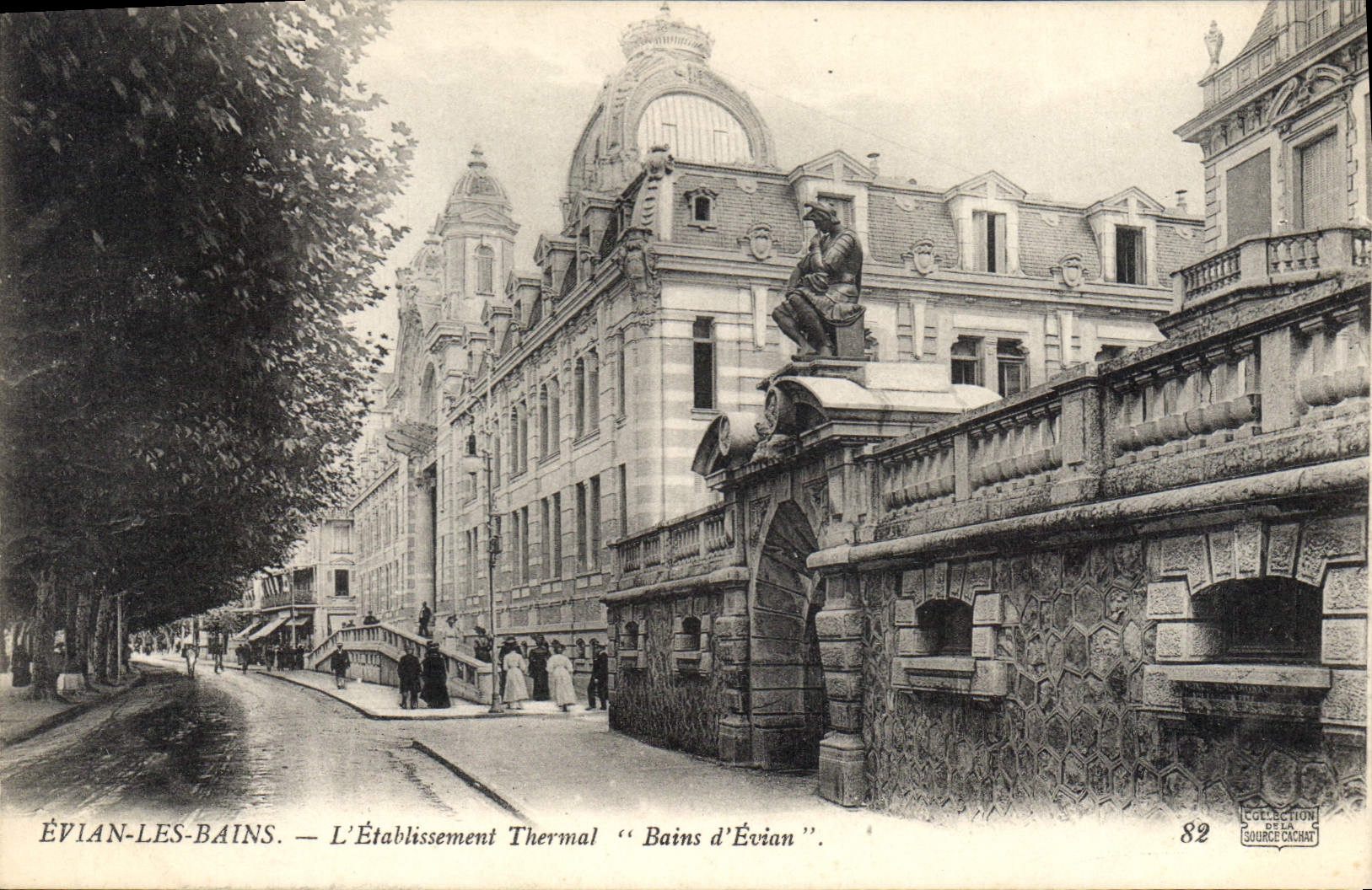 ÉVIAN-LES-BAINS — L'Établissement Thermal "Bains d'Évian" — Collection G. COUCHART n°82