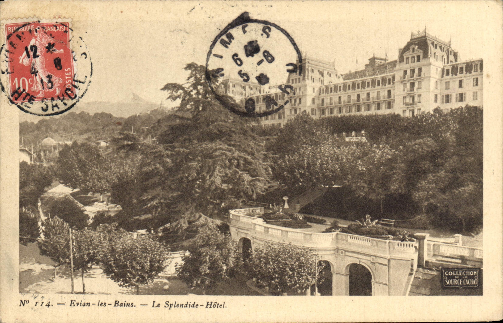 CPA Evian les Bains le Splendide HOtel 