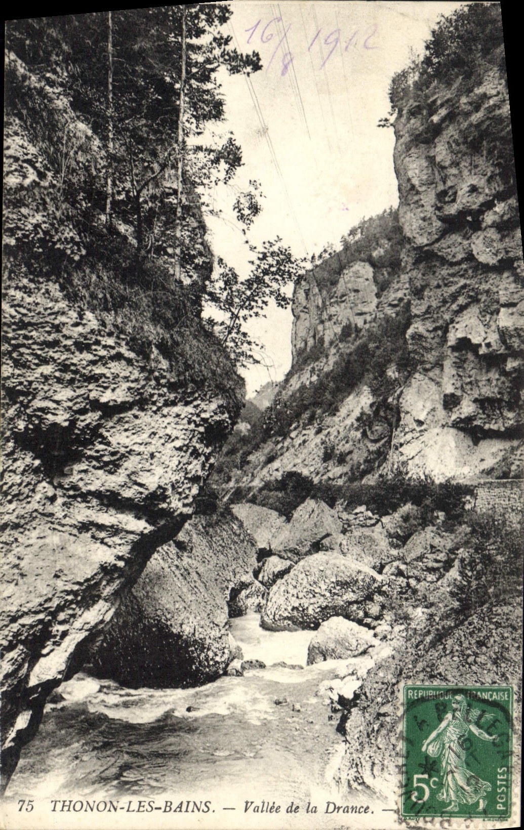 Thonon-les-Bains — Vallée de la Drance — éditeur non identifié, n° 75