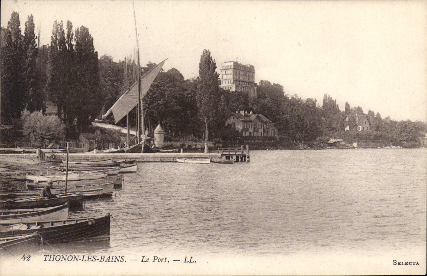 CPA Thonon les Bains le Port 