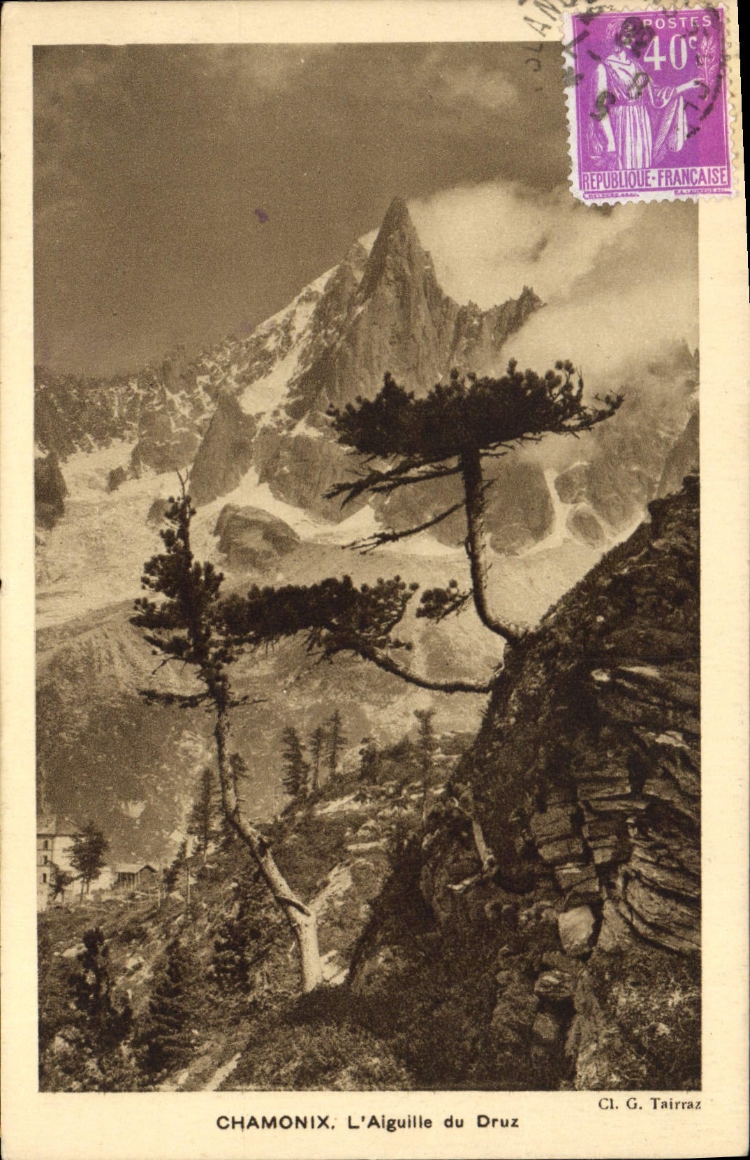 Chamonix. Die Druz-Nadel — Cl. G. Tairraz