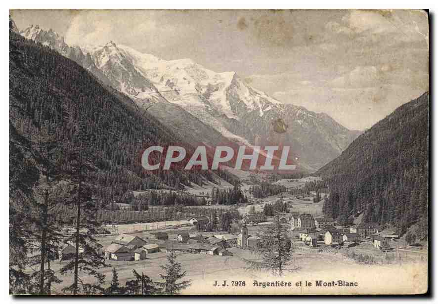 Argentière und der Mont-Blanc — Panoramablick — J.J. 7978
