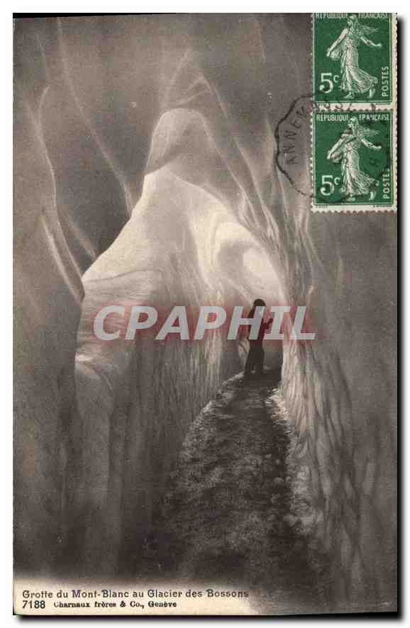 Grotte du Mont-Blanc au Glacier des Bossons — Charnaux Frères & Co., Genève, n° 7188