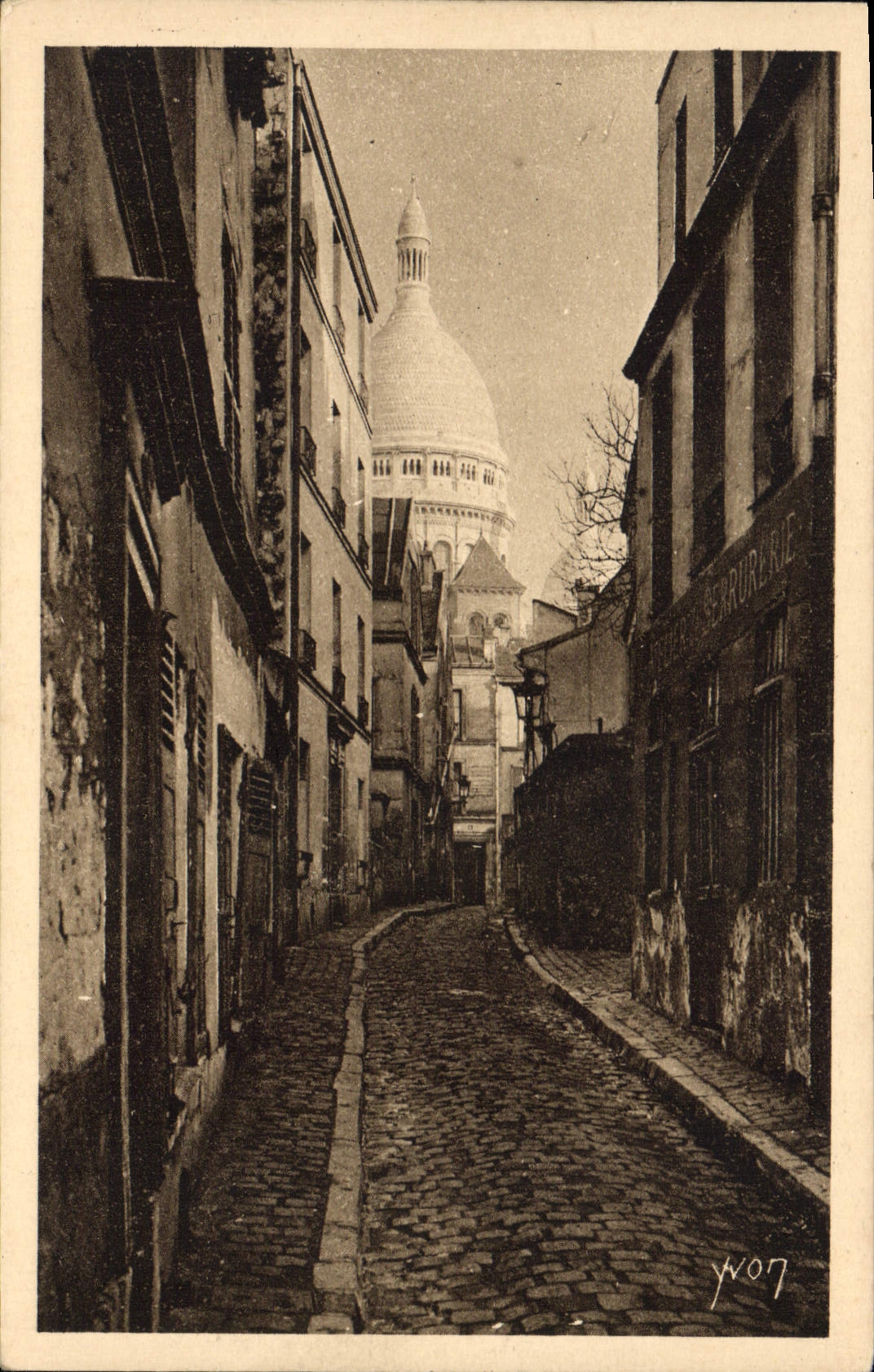Montmartre — Rue Saint-Rustique — Édition d'Art Yvon, Série 10