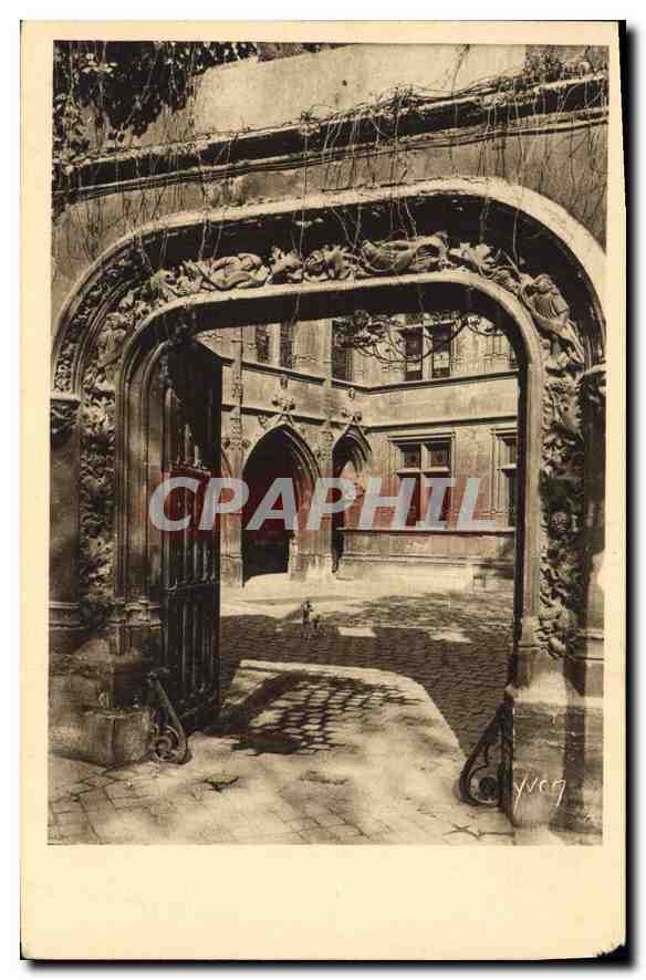 CPA Paris en Flanant Musee de Cluny Porte d'entree 