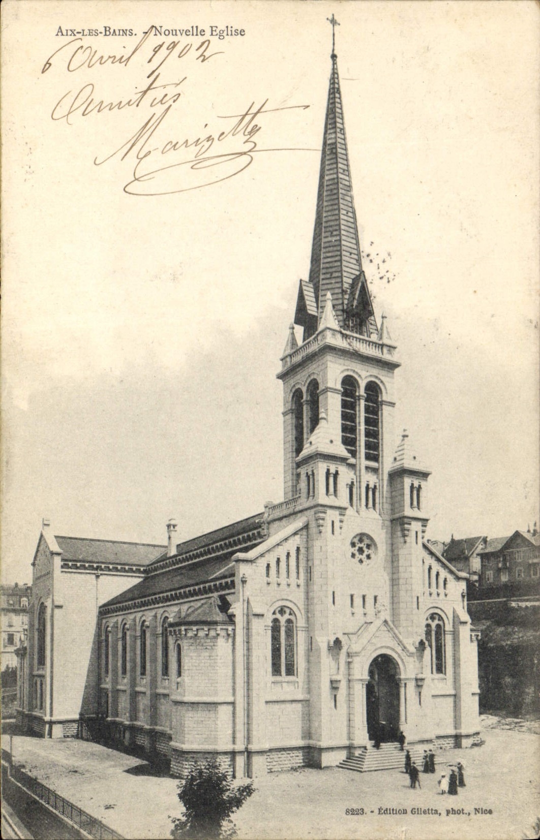 CPA Aix les Bains Nouvelle Eglise 