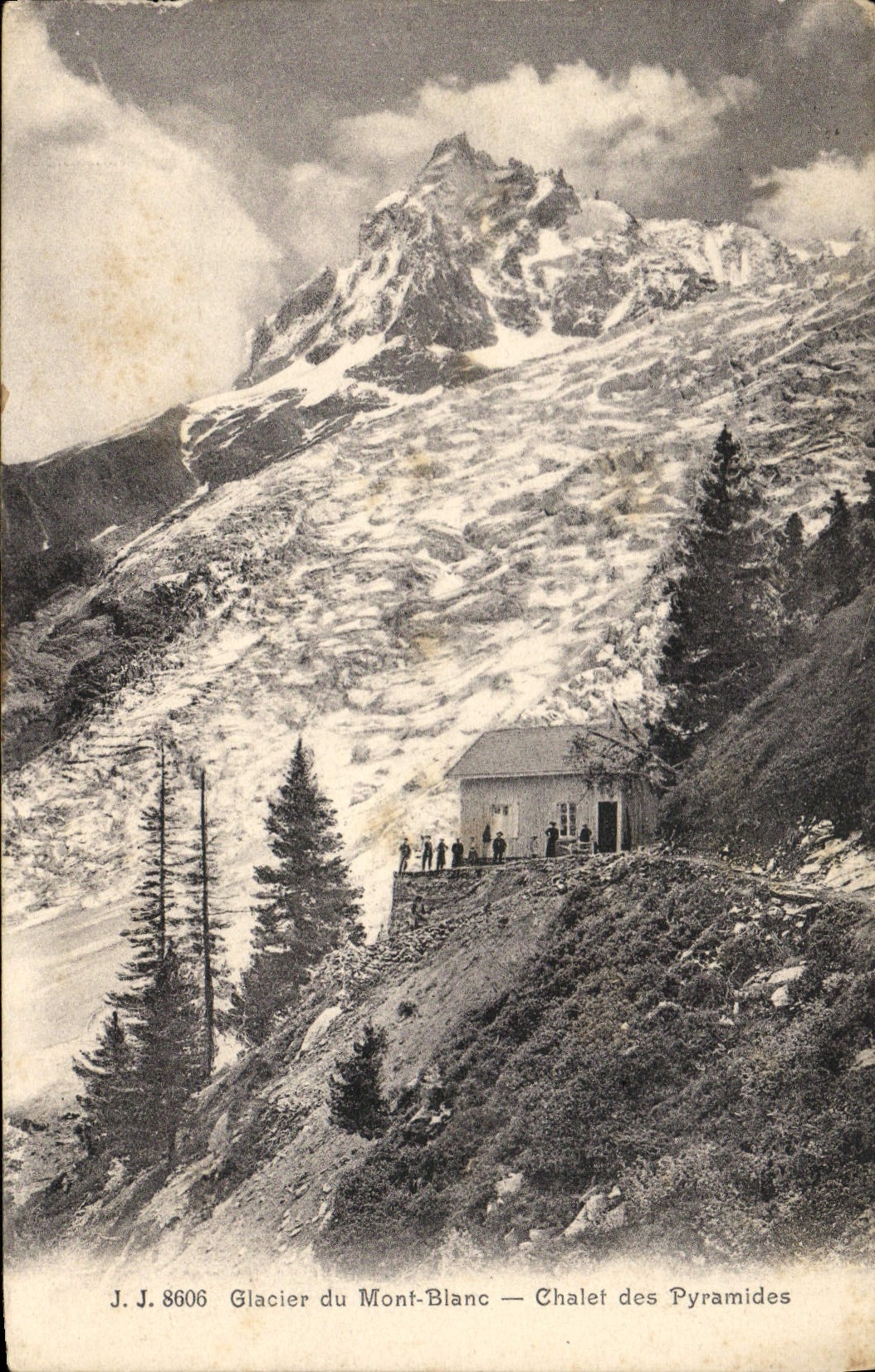 Glacier du Mont-Blanc — Chalet des Pyramides — J.J. 8606