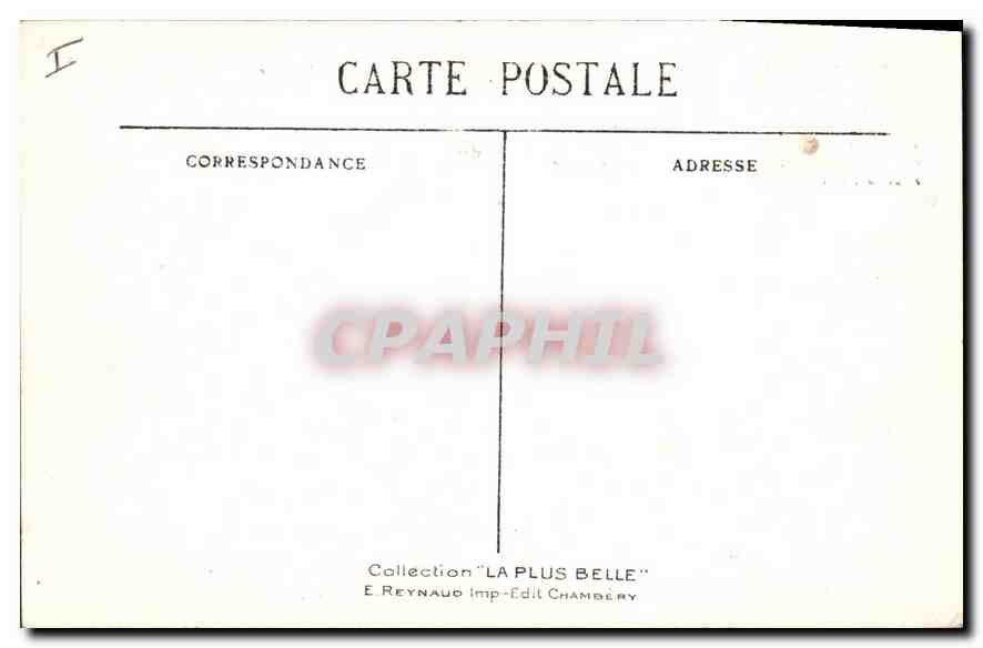 CPA Aix les Bains Abbaye d'Hautecombre la Tour du Phare  — Rückseite