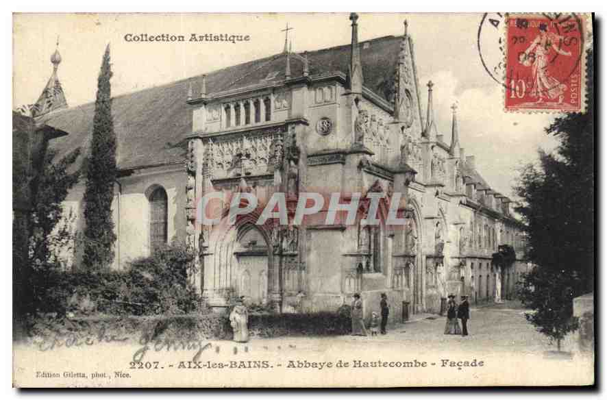 CPA Aix les Bains Abbaye de Hautecombe Facade 