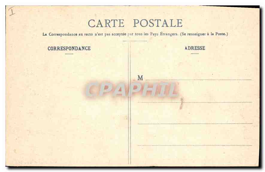 CPA Aix les Bains Le Grand Cercle  — Rückseite