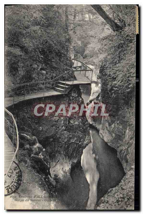 CPA Environs d'Aix les Bains Gorges du Siarras 