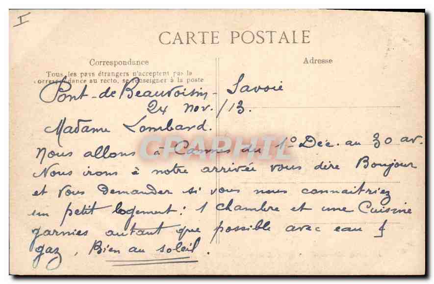 CPA Aix les Bains Arc de Company et l'Etablissement Thermal  — Rückseite