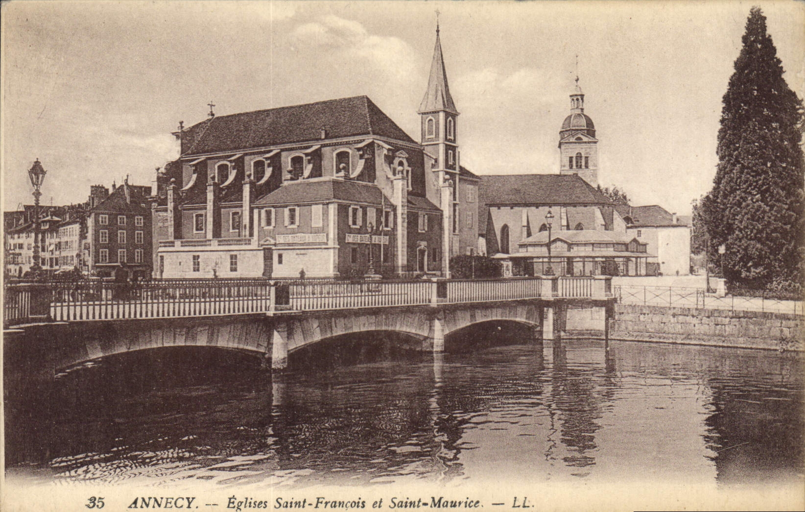 Annecy — Églises Saint-François et Saint-Maurice — LL. N° 35