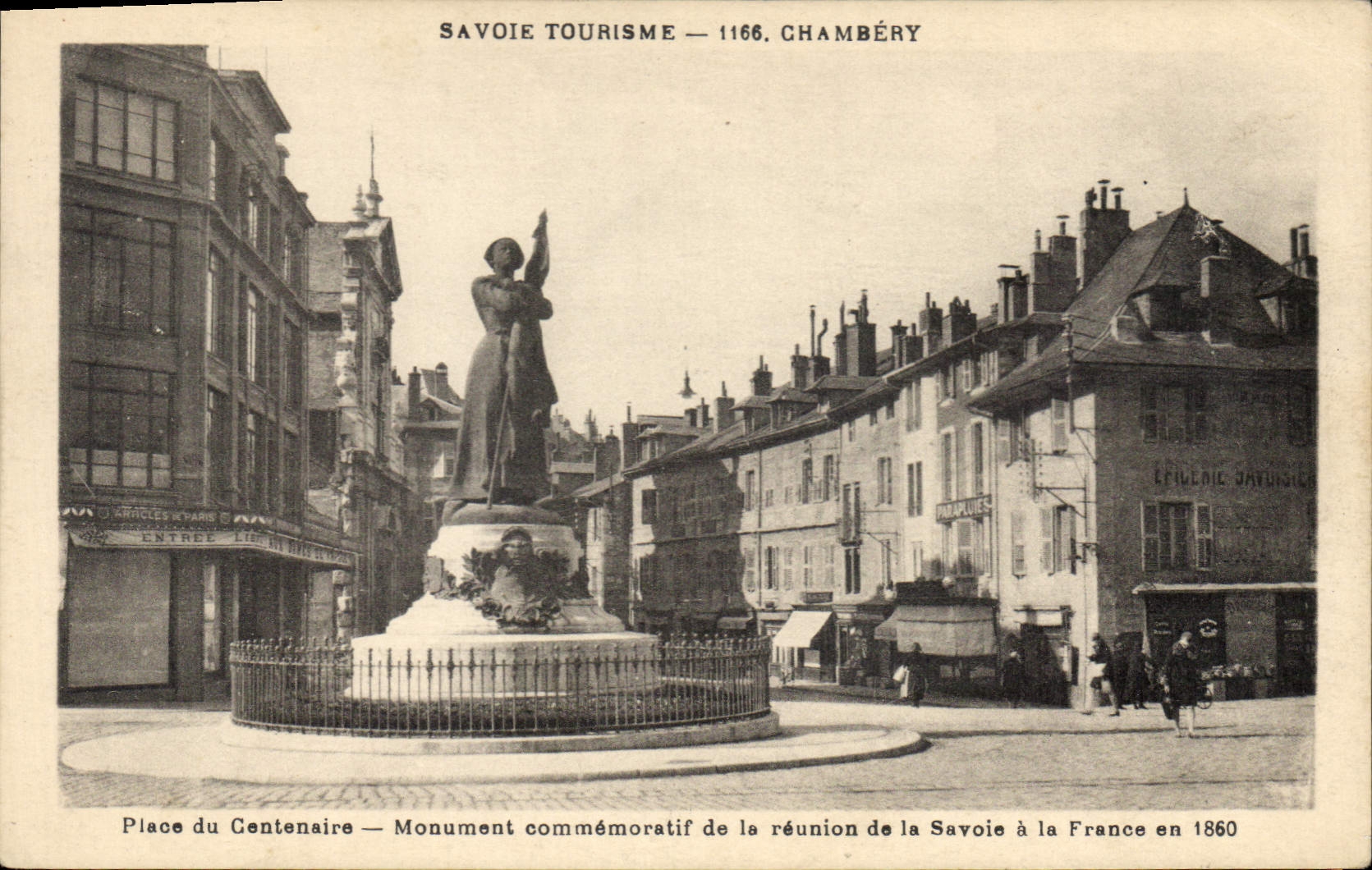CPA Savoie Tourisme Chambery Place du Centenaire 
