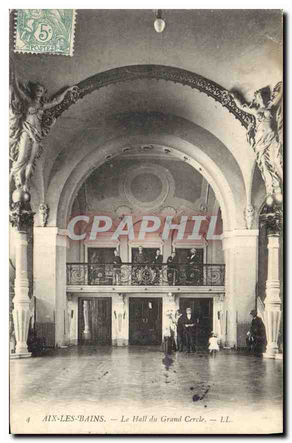 CPA Aix les Bains Le Hall du Grand Cercle 
