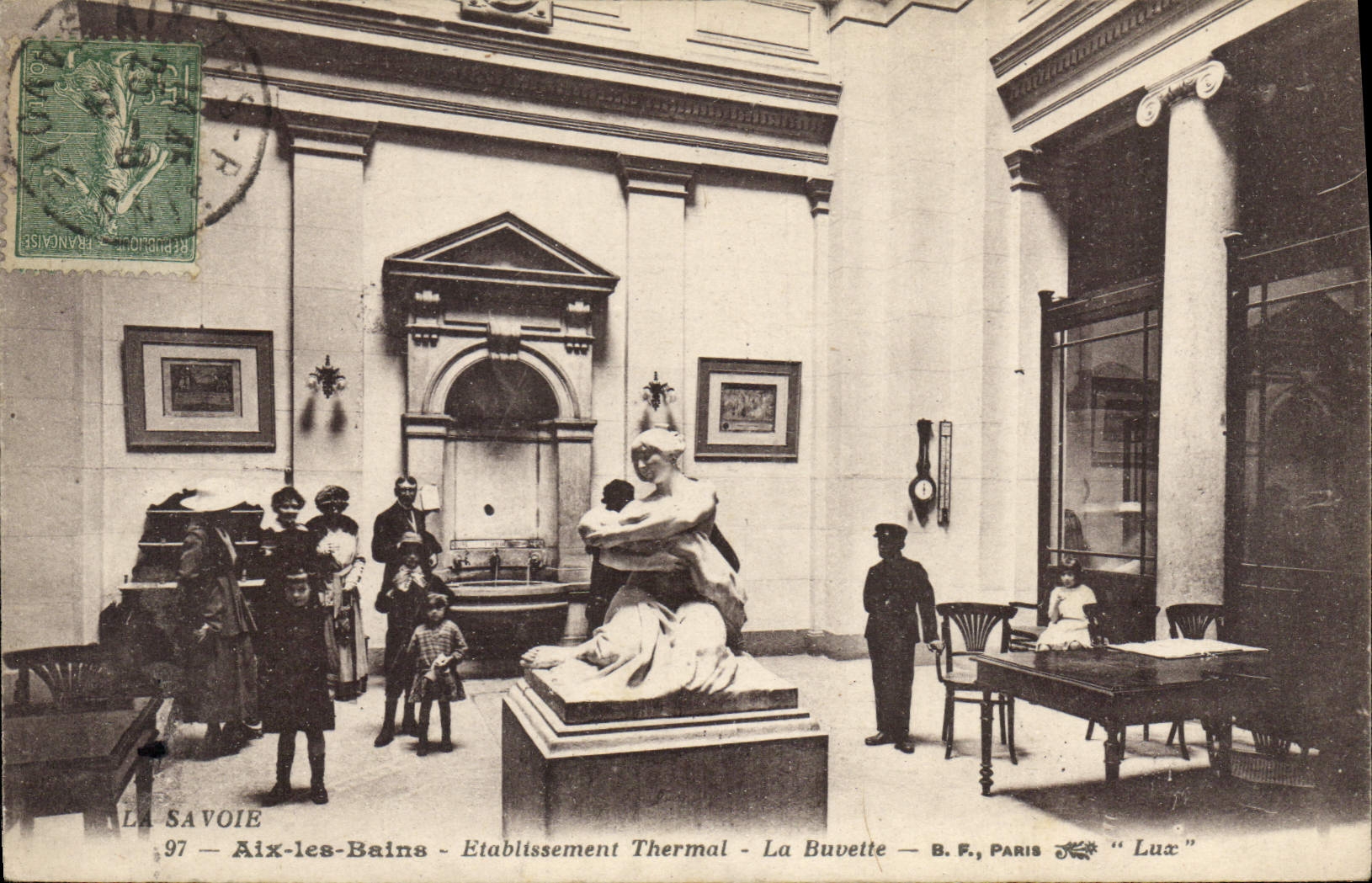 CPA Aix les Bains Etablisement Thermal La Buvette 