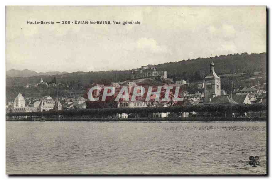 ÉVIAN-les-BAINS — Vue générale — Haute-Savoie — 200