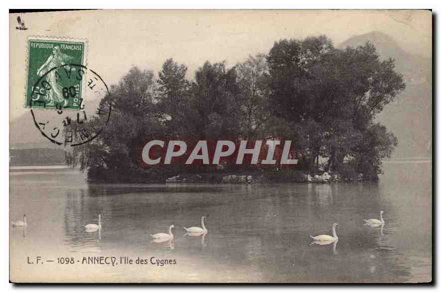 L'Île des Cygnes — Annecy — L.F. 1098