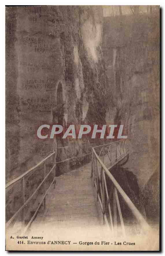 Gorges du Fier — Les Crues — Environ d'Annecy — A. Gardet
