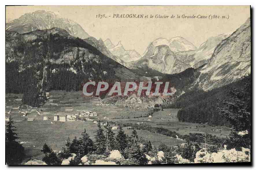 CPA Pralognan et le Glacier de la Grande Casse 