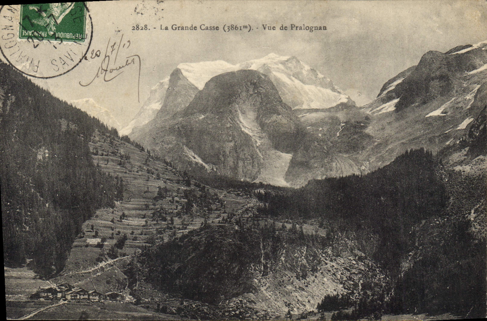 CPA La Grande Casse Vue de Pralognan 