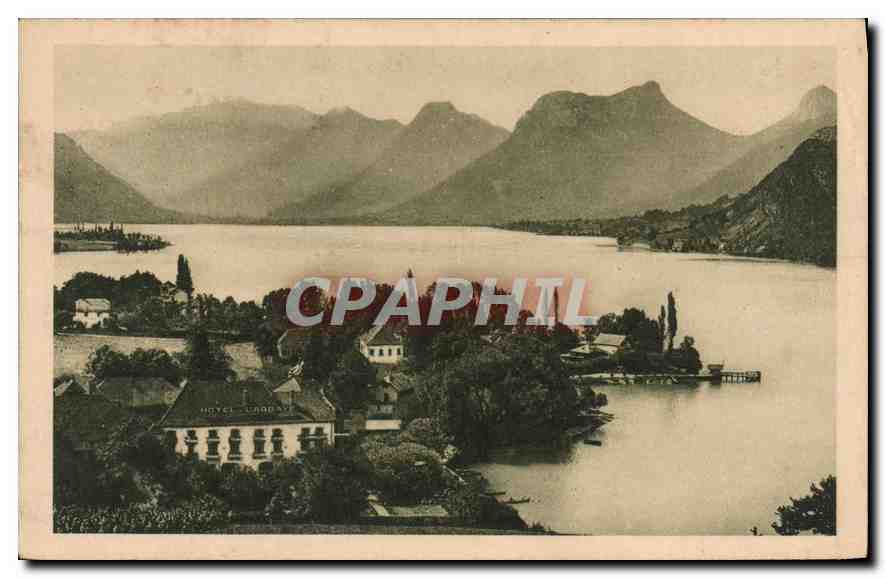 CPA Lac d' Annecy Le Petit Lac Les Bauges 