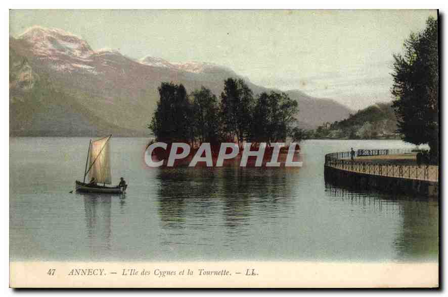 Annecy — L'Île des Cygnes et la Tournette — LL. n°47